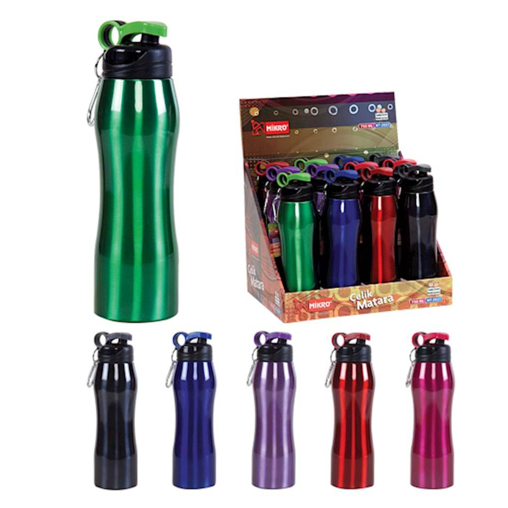 MIKRO MT 2627-12 750 ML ÇELİK MATARA