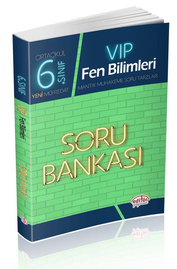EDİTÖR 6.SINIF VIP FEN BİİMLERİ SORU BANKASI