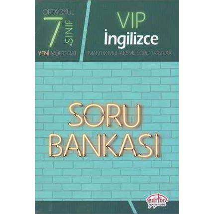 EDİTÖR 7.SINIF VIP İNGİLİZCE SORU BANKASI