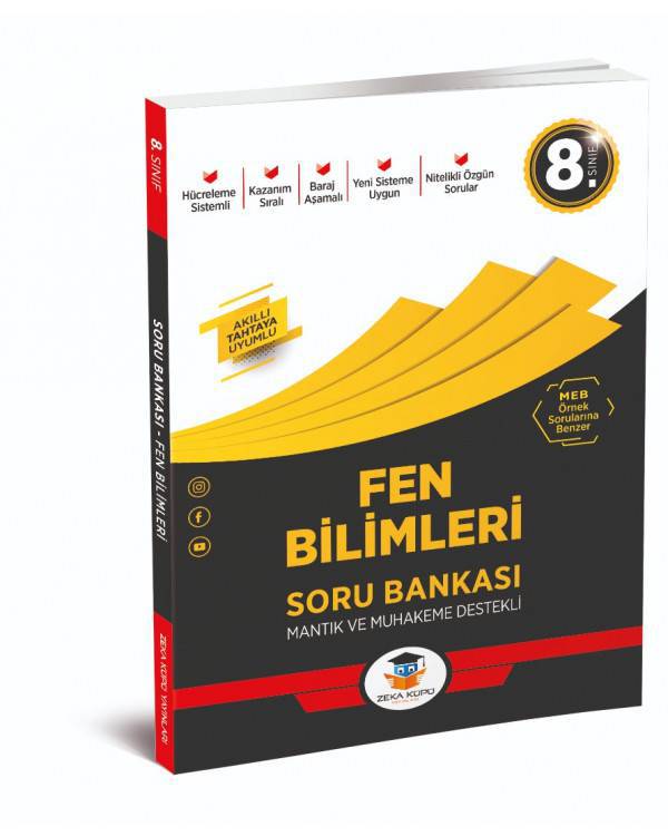 ZEKA KÜPÜ 8.SINIF FEN BİLİMLERİ SORU BANKASI