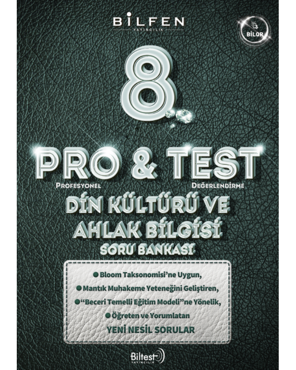 BİLFEN PRO TEST 8.SINIF DİN KÜLTÜRÜ SORU BANKASI