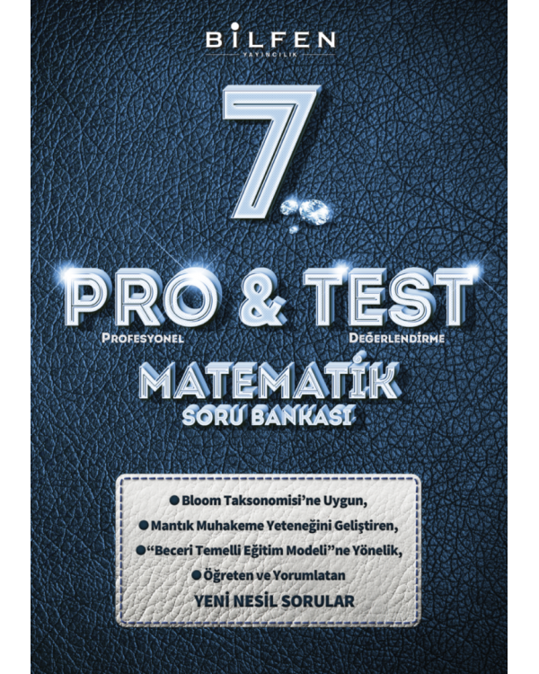 BİLFEN PRO TEST 7.SINIF MATEMATİK SORU BANKASI