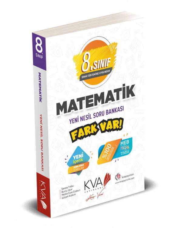 KVA YAYINLARI 8.SINIF YENİ NESİL MATEMATİK SORU BANKASI