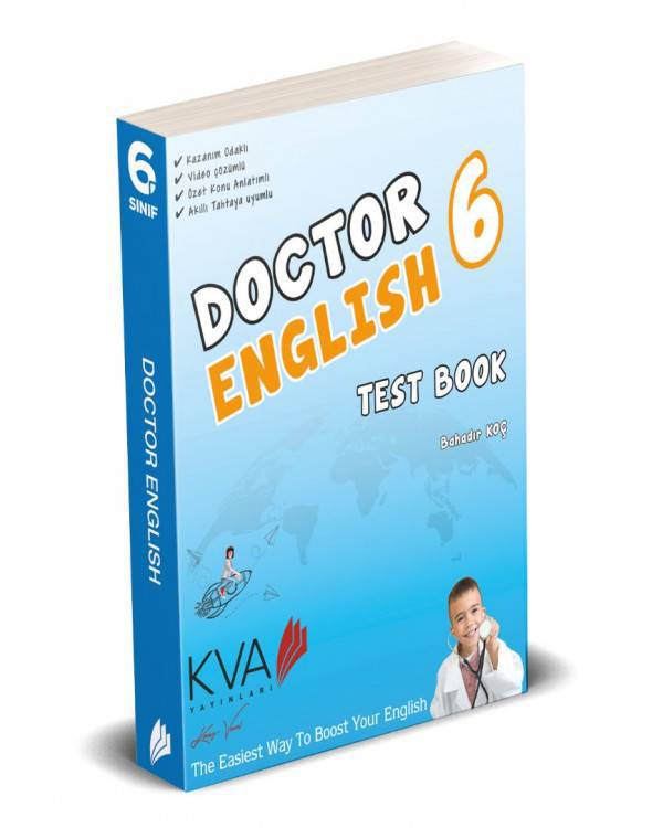 KVA YAYINLARI 6.SINIF DOCTOR ENGLISH TEST BOOK