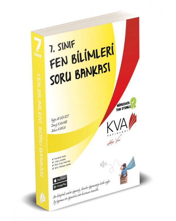 KVA YAYINLARI 7.SINIF FEN BİLİMLERİ SORU BANKASI